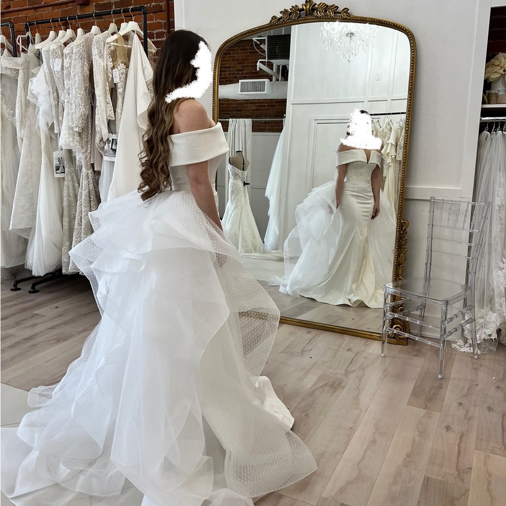 wedding dress with detachable skirt Wona